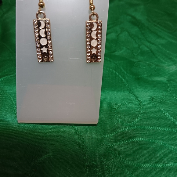 SILVER Celestial Earrings - Picture 2 of 3